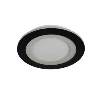 Searchlight Ringo fekete-fehér LED mennyezeti lámpa (SL-44712BK) LED 1 izzós IP20