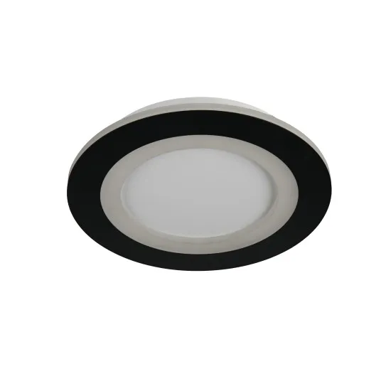 Searchlight Ringo fekete-fehér LED mennyezeti lámpa (SL-44712BK) LED 1 izzós IP20