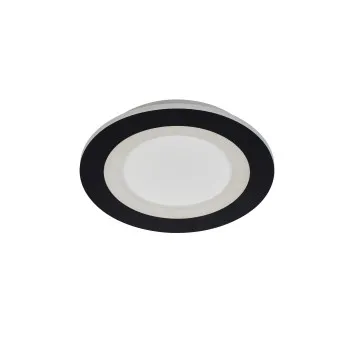 Searchlight Ringo fekete-fehér LED mennyezeti lámpa (SL-44713BK) LED 1 izzós IP20
