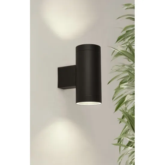 Searchlight Rochester fekete kültéri falikar (SL-19082BK) GU10 2 izzós IP44