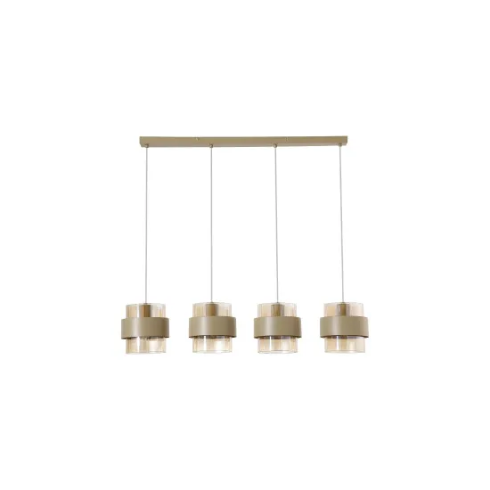 Searchlight Royal homokszínű függesztett lámpa (SL-82434-4SA) E27 4 izzós IP20