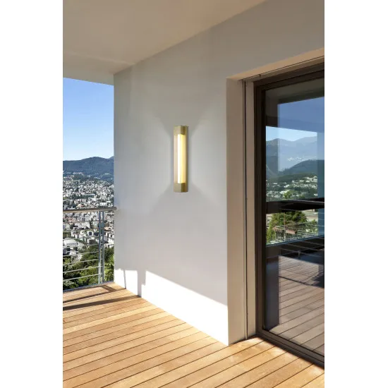 Searchlight Sacramento arany LED kültéri falikar (SL-17670GO) LED 1 izzós IP44