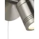 Searchlight Samson ezüst-króm fürdőszobai fali spotlámpa (SL-6601SS) GU10 1 izzós IP44