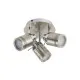 Searchlight Samson ezüst-króm fürdőszobai mennyezeti spotlámpa (SL-6603SS) GU10 3 izzós IP44