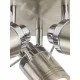 Searchlight Samson ezüst-króm fürdőszobai mennyezeti spotlámpa (SL-6603SS) GU10 3 izzós IP44