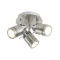 Searchlight Samson ezüst fürdőszobai mennyezeti spotlámpa (SL-6603SS) GU10 3 izzós IP44
