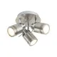 Searchlight Samson ezüst-króm fürdőszobai mennyezeti spotlámpa (SL-6603SS) GU10 3 izzós IP44