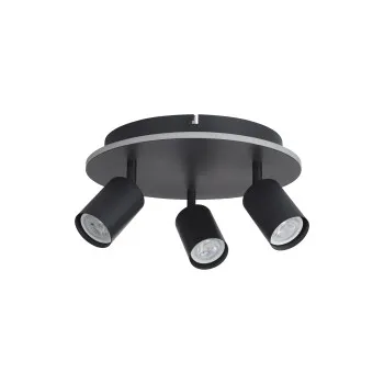 Searchlight San Diego fekete-fehér LED mennyezeti spotlámpa (SL-77230-3BK) GU10+LED 3 izzós IP20