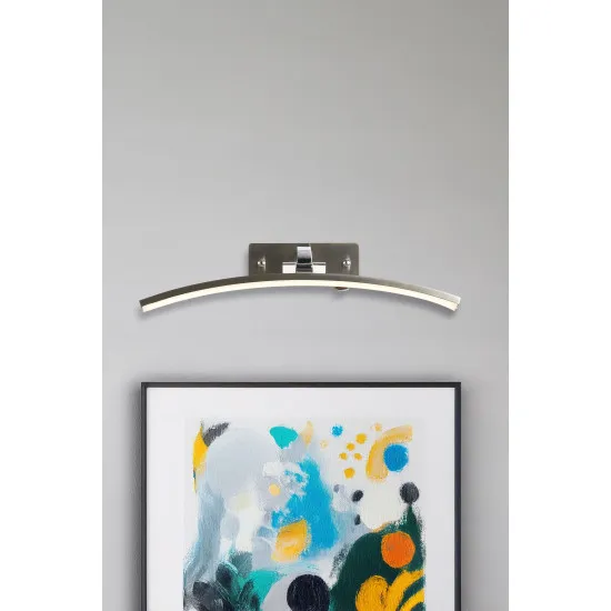 Searchlight Santorini ezüst-króm LED képvilágító (SL-79822-50SS) LED 1 izzós IP20