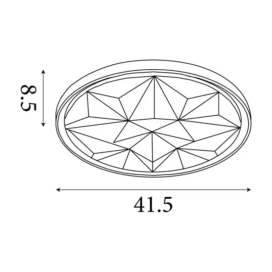Searchlight Satellite fekete-fehér LED mennyezeti lámpa (SL-26185-415) LED 1 izzós IP20