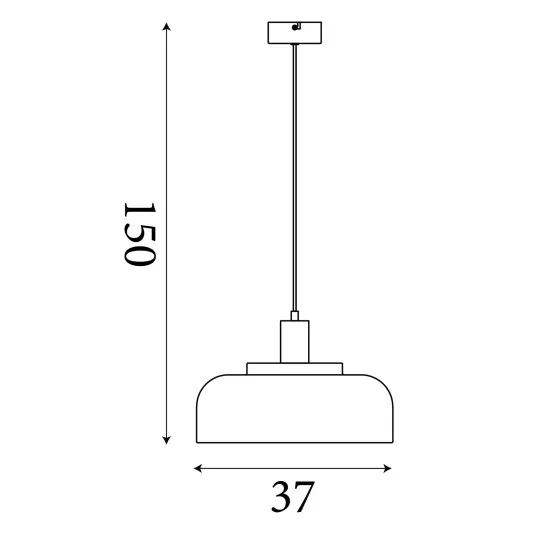 Searchlight Scotland fekete függesztett lámpa (SL-87180BK) E27 1 izzós IP20