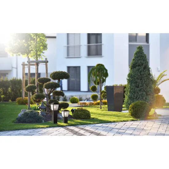 Searchlight Seattle fekete kültéri állólámpa (SL-6591-450) E27 1 izzós IP44