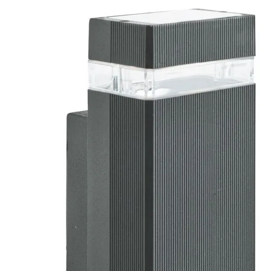 Searchlight Sheffield fekete kültéri falikar (SL-1002-2BK-LED) GU10 2 izzós IP44