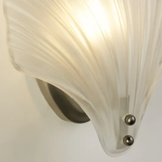 Searchlight Shell ezüst fürdőszobai fali lámpa (SL-28980SS) G9 1 izzós IP44