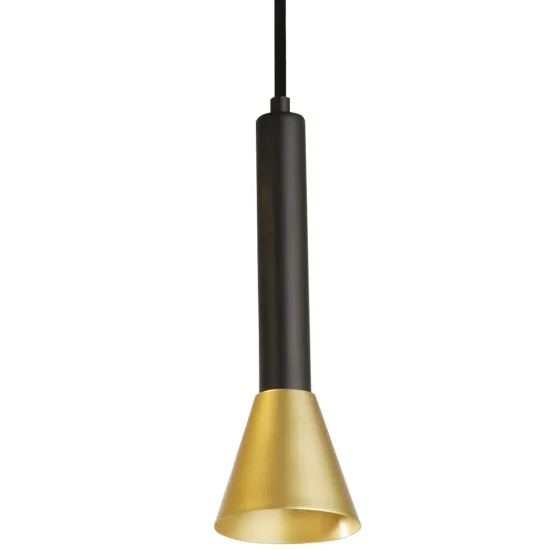 Searchlight Signal fekete-arany függesztett lámpa (SL-13611-4BGO) GU10 4 izzós IP20