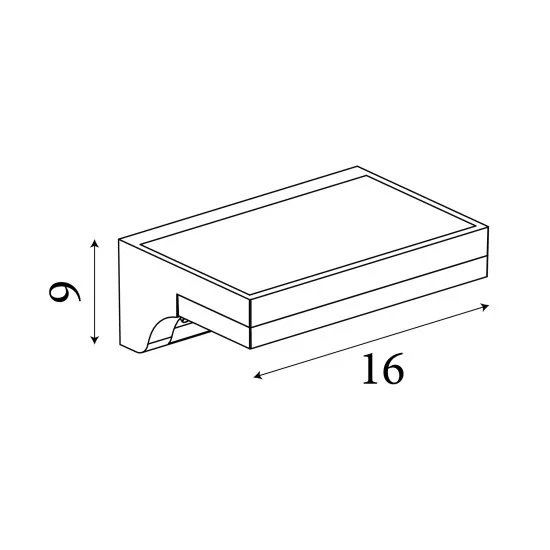 Searchlight Solar fekete napelemes LED kültéri fali lámpa (SL-67417BK) LED 1 izzós IP54