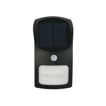 Searchlight Solar fekete napelemes LED kültéri fali lámpa (SL-67420BK-PIR) LED 1 izzós IP44