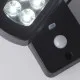 Searchlight Solar fekete napelemes LED kültéri fali lámpa (SL-67423BK-PIR) LED 1 izzós IP44