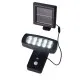 Searchlight Solar fekete napelemes LED kültéri fali lámpa (SL-67423BK-PIR) LED 1 izzós IP44