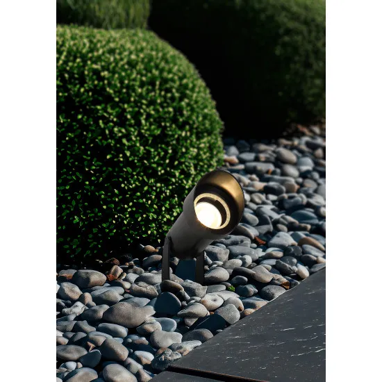 Searchlight Spike fekete kültéri leszúrható lámpa (SL-1010BK) GU10 1 izzós IP65