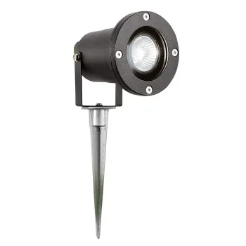 Searchlight Spikey fekete kültéri leszúrható lámpa (SL-5001BK-LED) GU10 1 izzós IP65