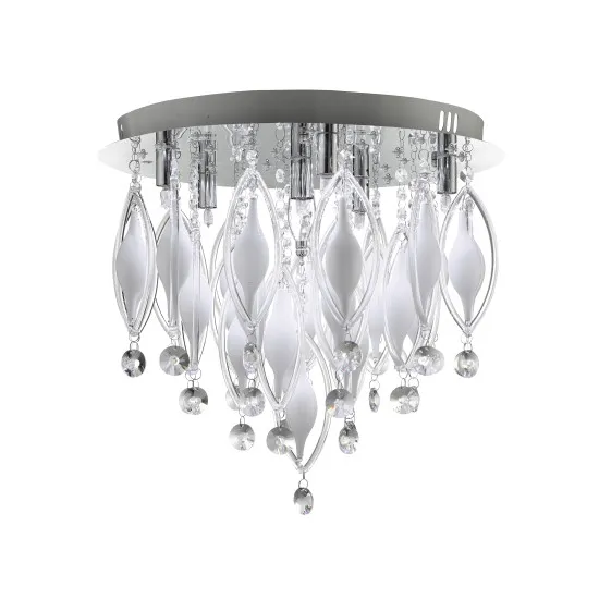 Searchlight Spindle ezüst mennyezeti lámpa (SL-2456-6CC) G9 6 izzós