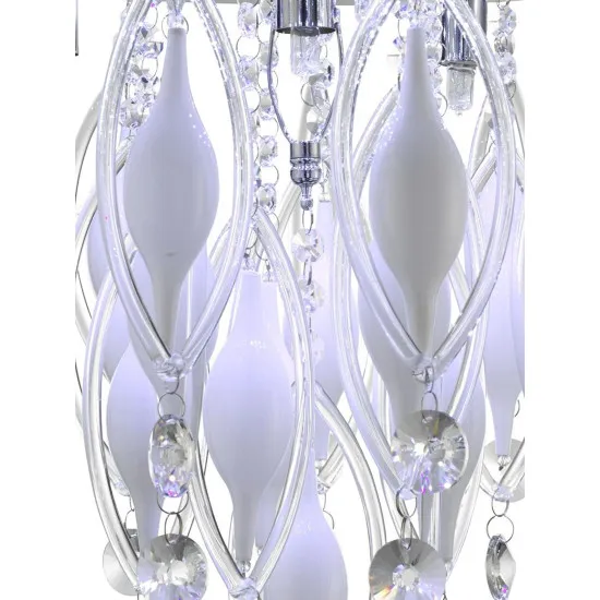 Searchlight Spindle ezüst mennyezeti lámpa (SL-2456-6CC) G9 6 izzós