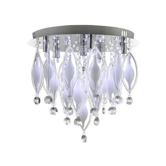 Searchlight Spindle ezüst mennyezeti lámpa (SL-2456-6CC) G9 6 izzós