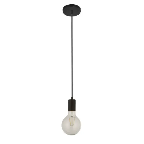 Searchlight Squiggle fekete függesztett lámpa (SL-9661BK) E27 1 izzós IP20