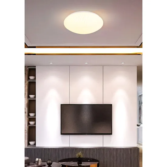 Searchlight Stripy fehér LED mennyezeti lámpa (SL-23381-40WH) LED 1 izzós IP20