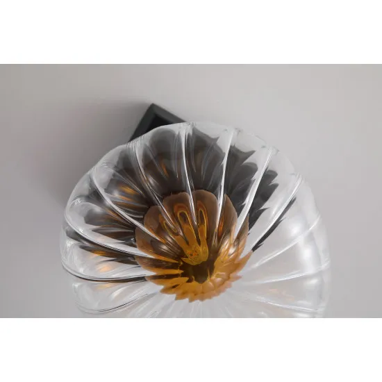 Searchlight Sunbeam fekete-borostyán fali lámpa (SL-24122-1BK) G9 1 izzós IP20