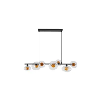 Searchlight Sunbeam fekete-borostyán függesztett lámpa (SL-24123-7BK) G9 7 izzós IP20