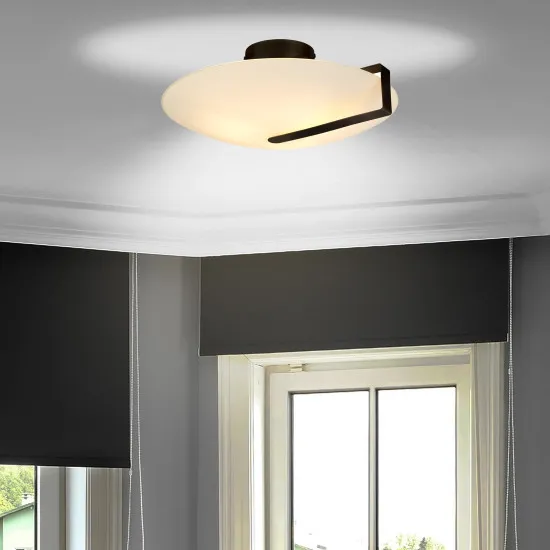 Searchlight Sundial fekete mennyezeti lámpa (SL-73990-3BK) E27 3 izzós IP20