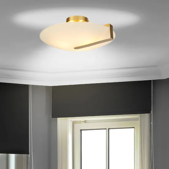 Searchlight Sundial arany mennyezeti lámpa (SL-73990-3GO) E27 3 izzós IP20