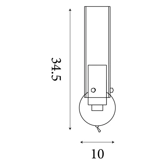 Searchlight Sweden II mokka-borostyán falikar (SL-88920-1MO) E27 1 izzós IP20