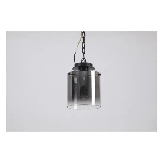 Searchlight Sweden fekete-füstszínű mennyezeti lámpa (SL-88911-1BK) E27 1 izzós IP20