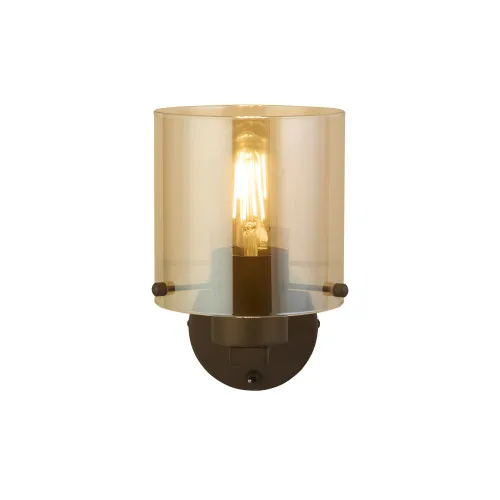 Searchlight Sweden mokka-borostyán falikar (SL-88912-1MO) E27 1 izzós IP20