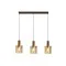 Searchlight Sweden mokka-borostyán függesztett lámpa (SL-88912-3MO) E27 3 izzós IP20