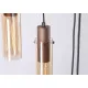 Searchlight Sweden mokka-borostyán függesztett lámpa (SL-88920-8MO) E27 8 izzós IP20