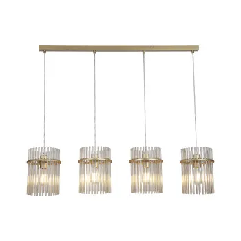 Searchlight Swizzle arany-pezsgő függesztett lámpa (SL-55620-4CP) E27 4 izzós IP20