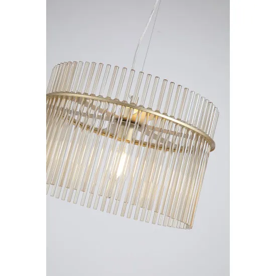 Searchlight Swizzle arany-pezsgő függesztett lámpa (SL-55621CP) E27 1 izzós IP20