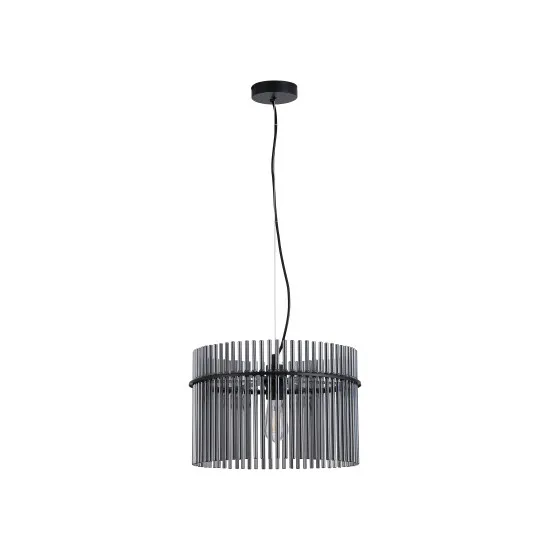 Searchlight Swizzle fekete-füstszínű függesztett lámpa (SL-55621SM) E27 1 izzós IP20