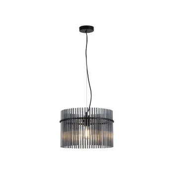 Searchlight Swizzle fekete-füstszínű függesztett lámpa (SL-55621SM) E27 1 izzós IP20