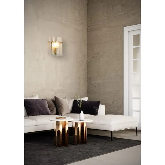 Searchlight Swizzle arany-pezsgő fali lámpa (SL-55625CP) E27 1 izzós IP20