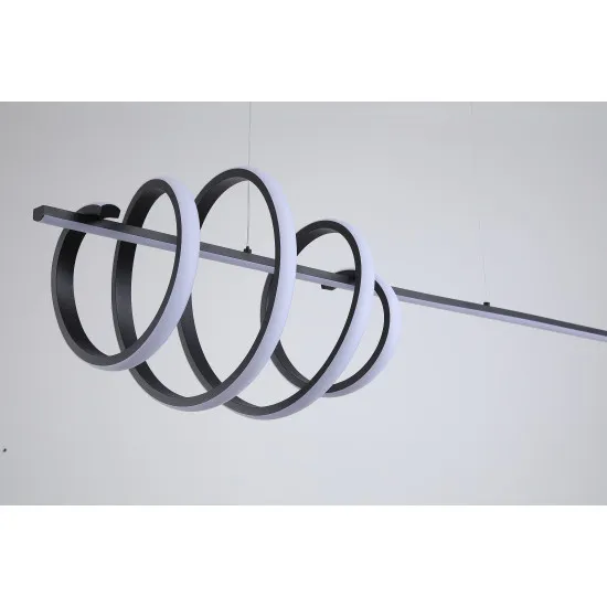 Searchlight Sword fekete LED függesztett lámpa (SL-22510BK) LED 1 izzós IP20