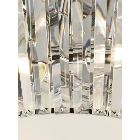 Searchlight Tiara króm-átlátszó mennyezeti lámpa (SL-2893-3CC) E27 3 izzós IP20