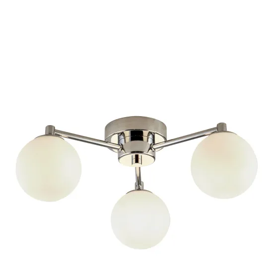 Searchlight Tiberius króm mennyezeti lámpa (SL-60813-3WH) G9 3 izzós IP20