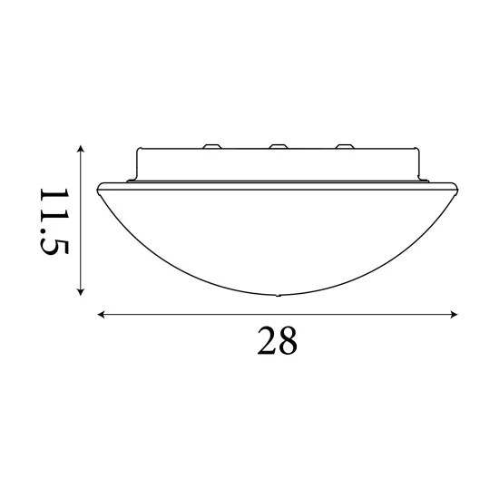 Searchlight Tokyo fehér mennyezeti lámpa (SL-1910-28) E27 2 izzós IP44