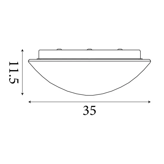 Searchlight Tokyo fehér mennyezeti lámpa (SL-1910-35) E27 3 izzós IP44