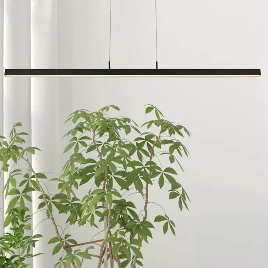 Searchlight Tribeca fekete LED függesztett lámpa (SL-96381-1BK) LED 1 izzós IP20